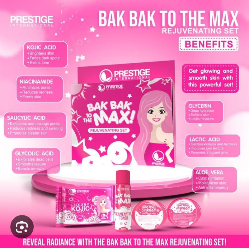 Prestige International Bak Bak To The Max! Rejuvenating Set