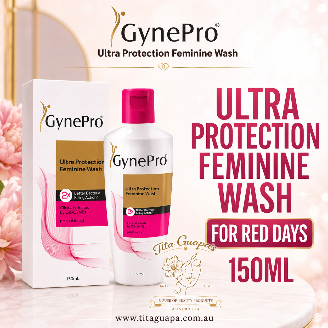 GynePro Ultra Protection Feminine Wash 150 mL