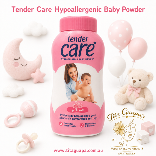 Tender Care Hypoallergenic Baby Powder – Pink Soft