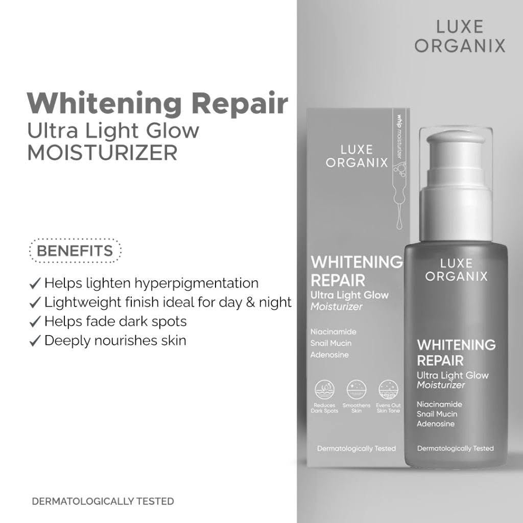 Luxe Organix Whitening Repair Ultra Light Glow Moisturizer 80ml