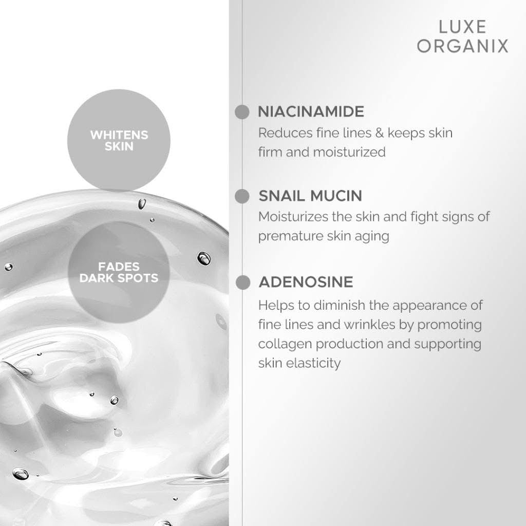 Luxe Organix Whitening Repair Ultra Light Glow Moisturizer 80ml