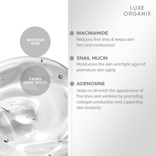 Luxe Organix Whitening Repair Ultra Light Glow Moisturizer 80ml