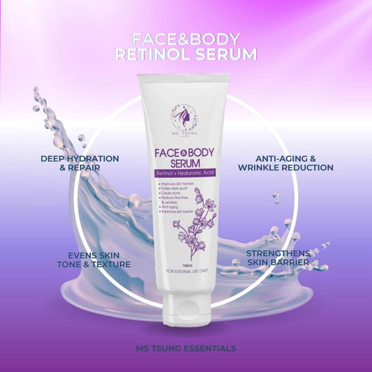 Ms. Tsung Face and Body Serum Retinol + Hyaluronic Acid 100ml
