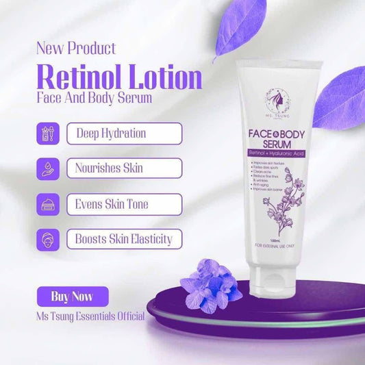 Ms. Tsung Face and Body Serum Retinol + Hyaluronic Acid 100ml