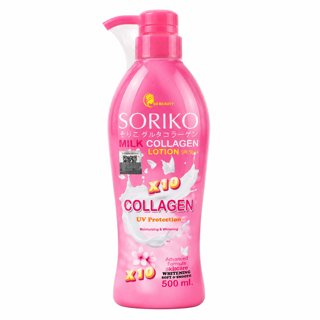 Soriko Milk Collagen Lotion X10 SPF 50+ 500ml
