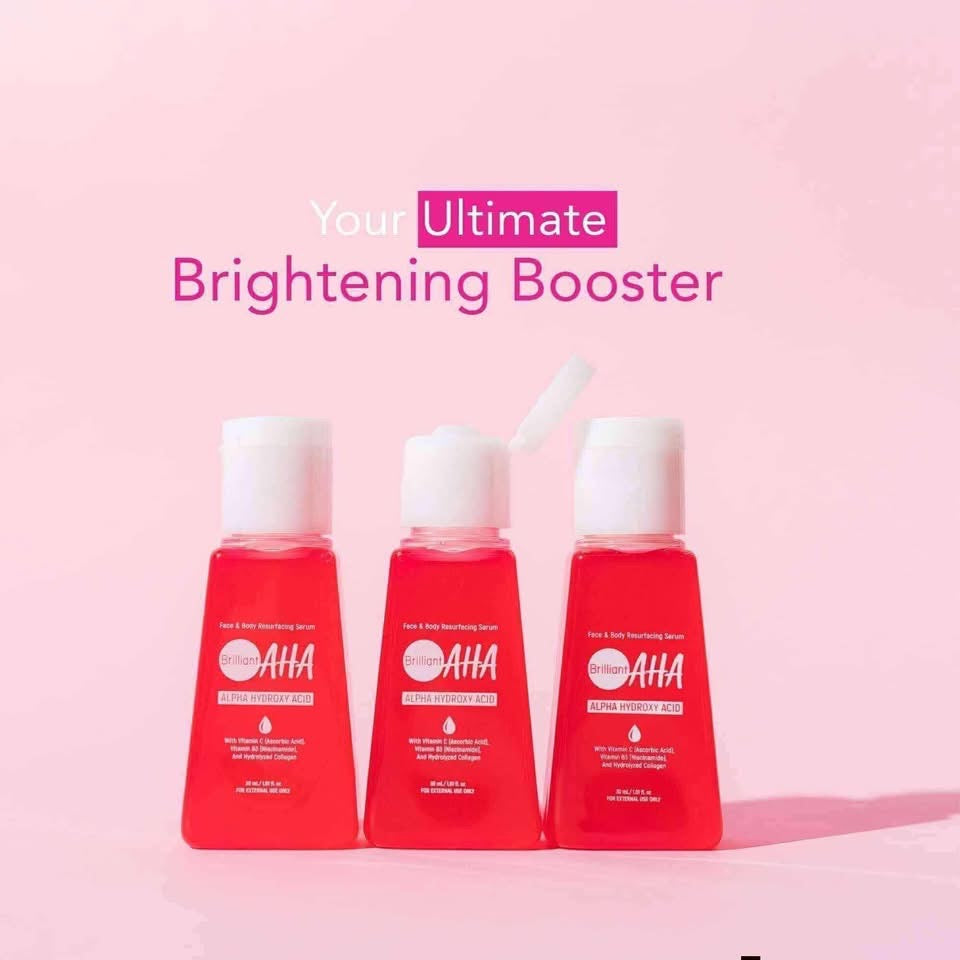 Brilliant AHA Face & Body Resurfacing Serum 30ml