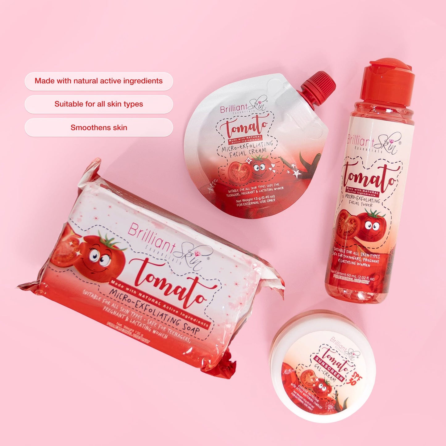Brilliant Skin Tomato Micro-Exfoliating Set