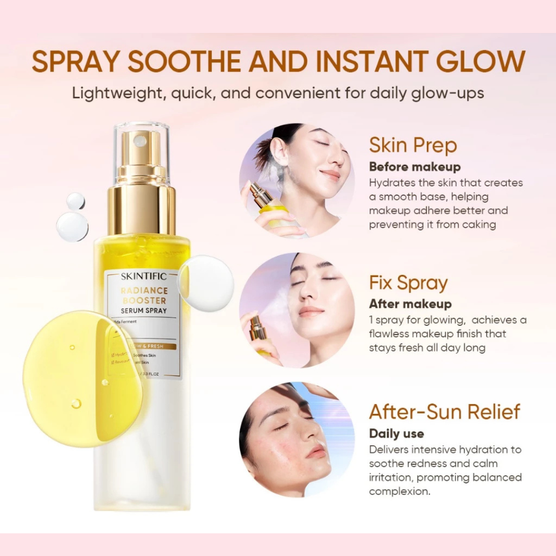 SKINTIFIC Radiance Booster Serum Spray 100ml / 3.3 FL.OZ.