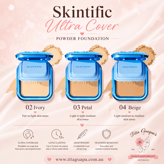 SKINTIFIC Ultra Cover Powder Foundation – 9g