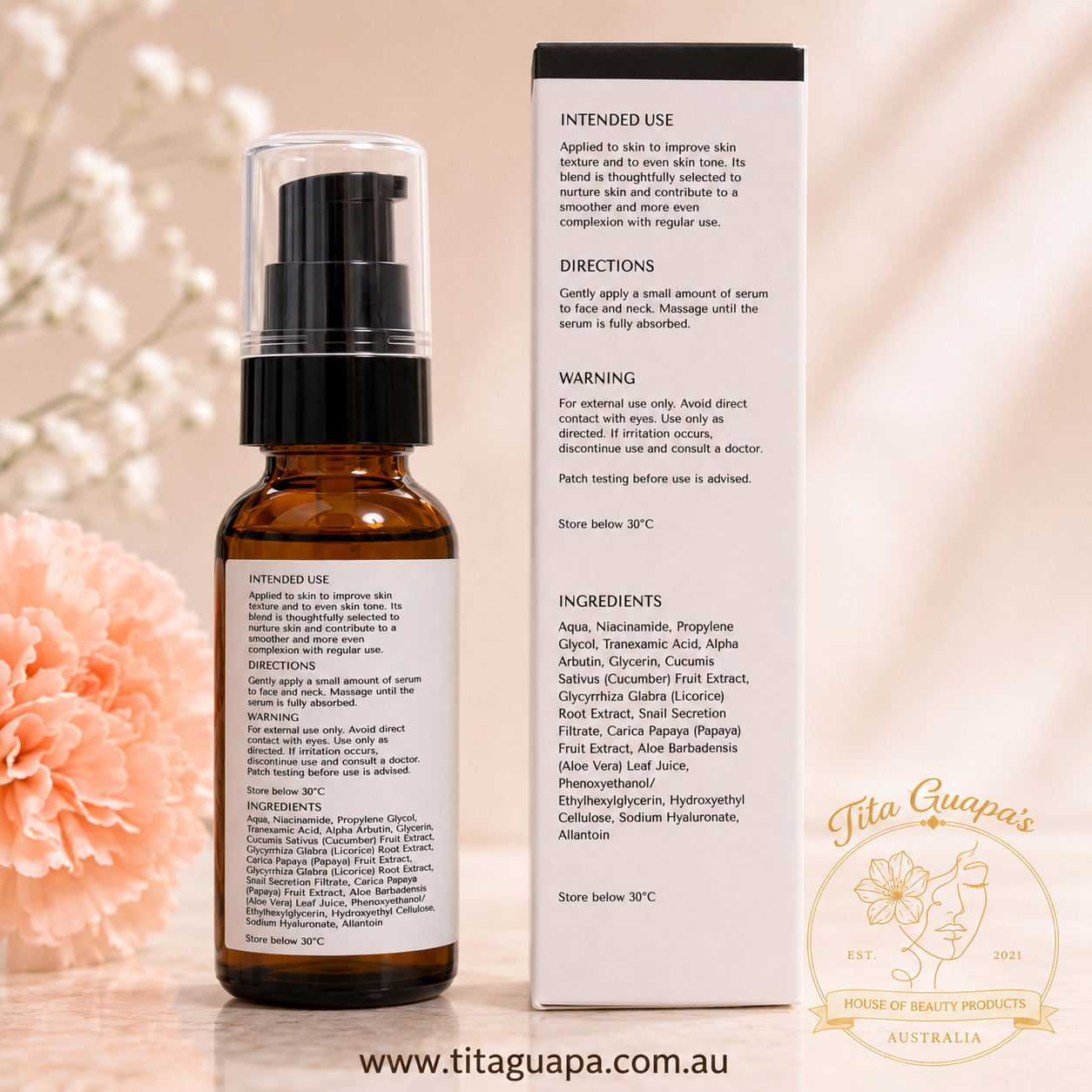 DERMO REPUBLIQ 10% Niacinamide + 3% Tranexamic Acid + 2% Alpha Arbutin Serum (30 mL)