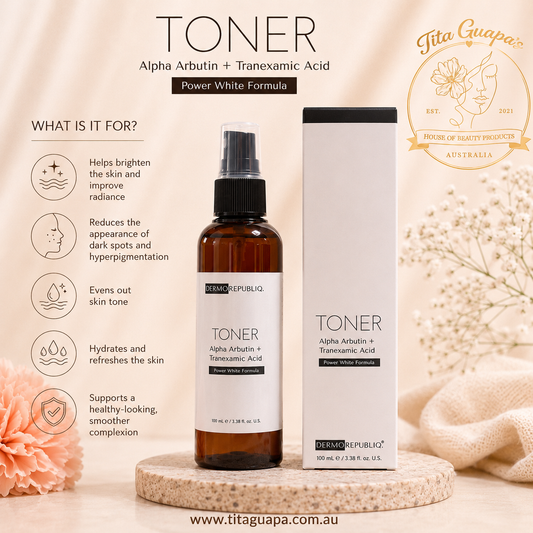 DERMO REPUBLIQ Alpha Arbutin + Tranexamic Acid Toner (100 mL)