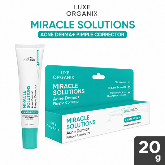 Luxe Organix Miracle Solutions Acne Derma+ Pimple Corrector 20g