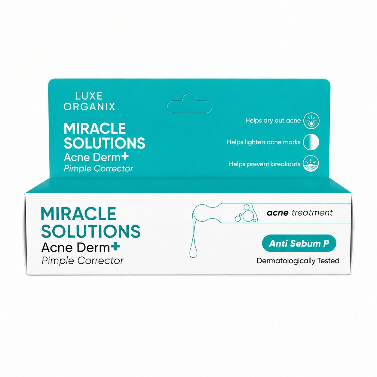 Luxe Organix Miracle Solutions Acne Derma+ Pimple Corrector 20g