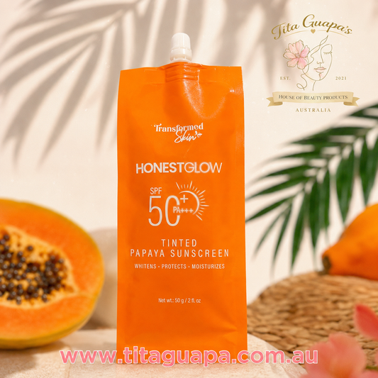 Honest Glow Tinted Papaya Sunscreen