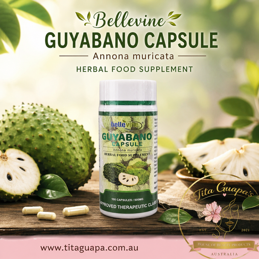 Bellevine Guyabano Herbal Food Supplement - 100 Capsules