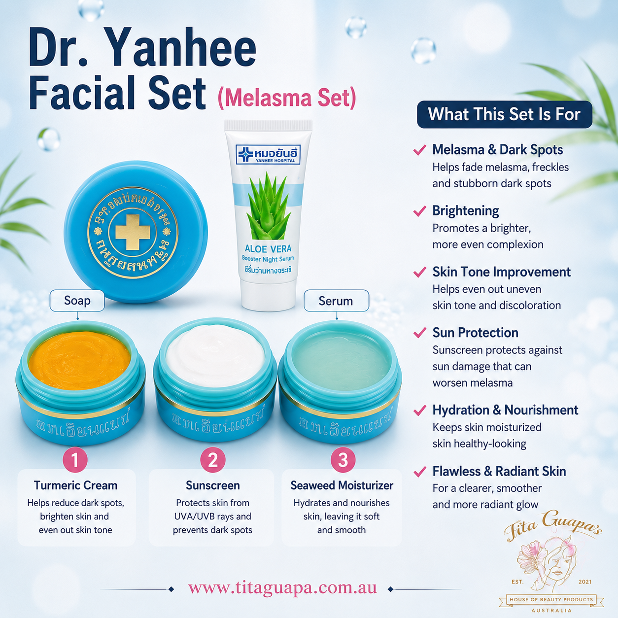 Dr. Yanhee Melasma Set - Blue