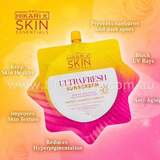 Hikari Ultrafresh Sunscreen UVA/UVB SPF50 PA++++  50ml