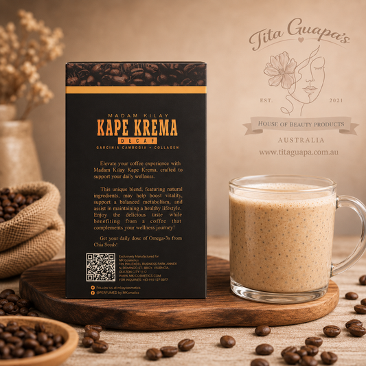 Madam Kilay Kape Krema Decaf with Chia Seeds – 10 Sachets