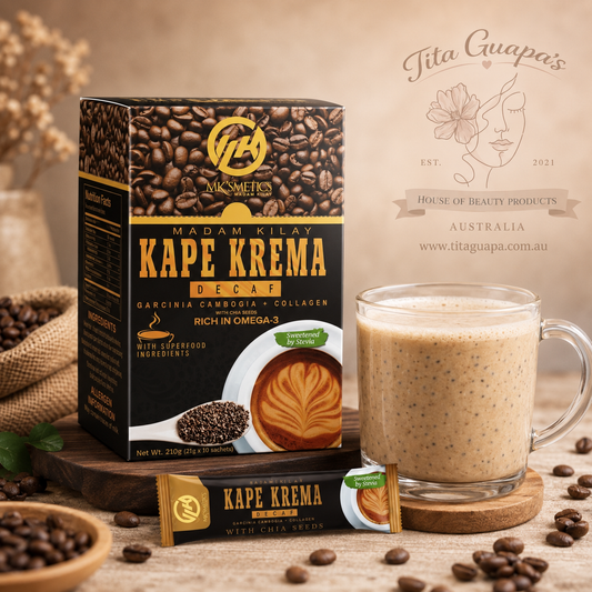 Madam Kilay Kape Krema Decaf with Chia Seeds – 10 Sachets