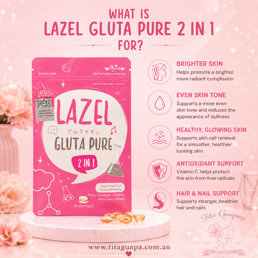 LAZEL Gluta Pure 2 in 1 – 30 Softgels