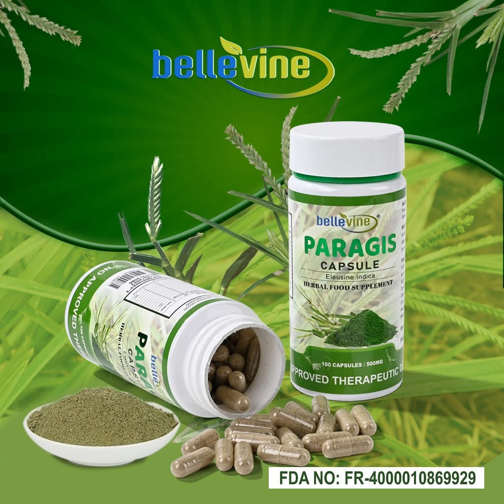 Bellevine Paragis Herbal Food Supplement  - 100 Capsules
