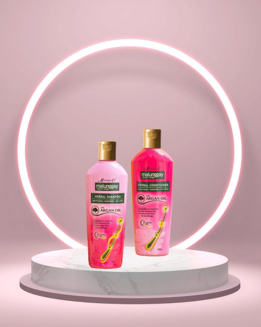 Moringa O2 Malunggay Henal Shampoo & Conditioner 200ml each (Anti- Frizz )