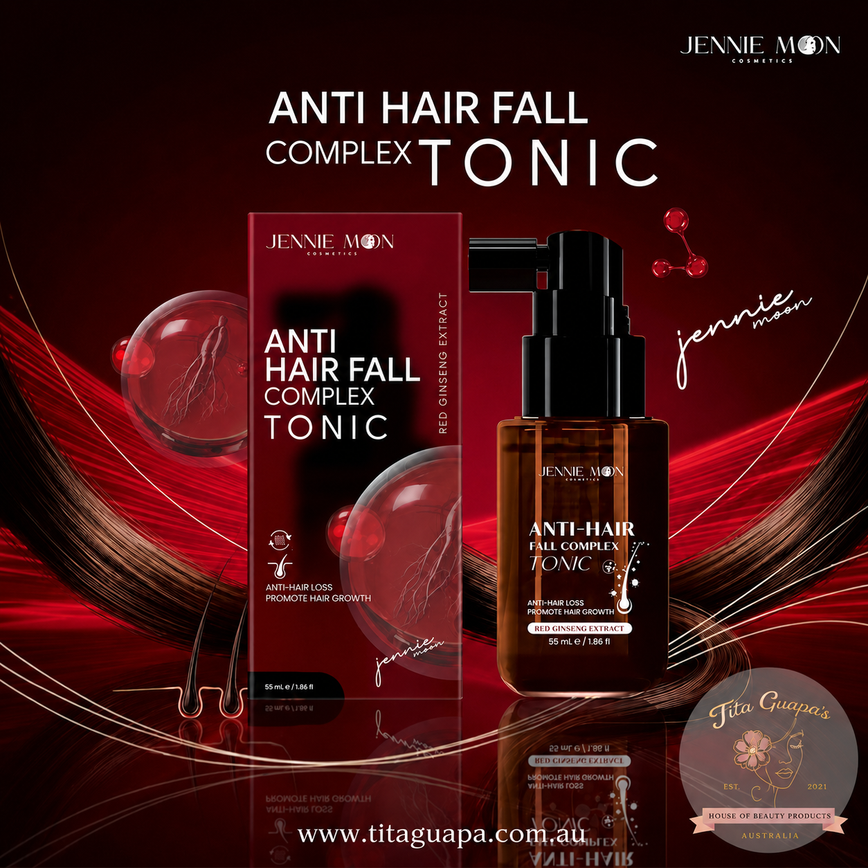 Jennie Moon Anti-Hair Fall Complex Tonic 55ml