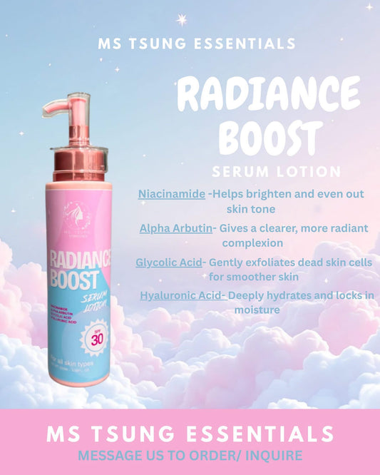 Ms Tsung Essentials Radiance Boost Serum Lotion SPF30 – 250ml