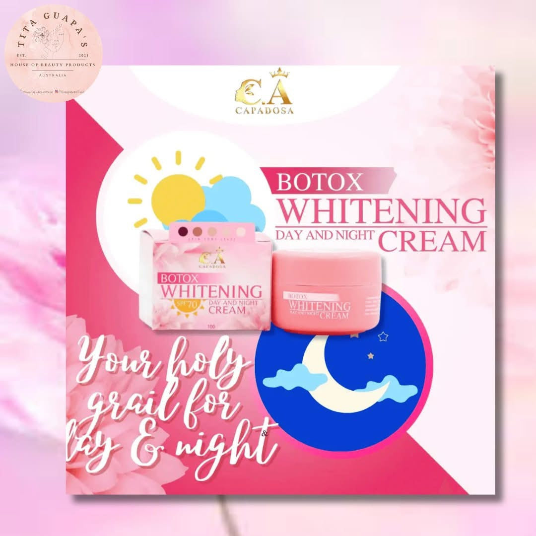 Botox Whitening Day and Night Cream with SPF 70 by Capadosa