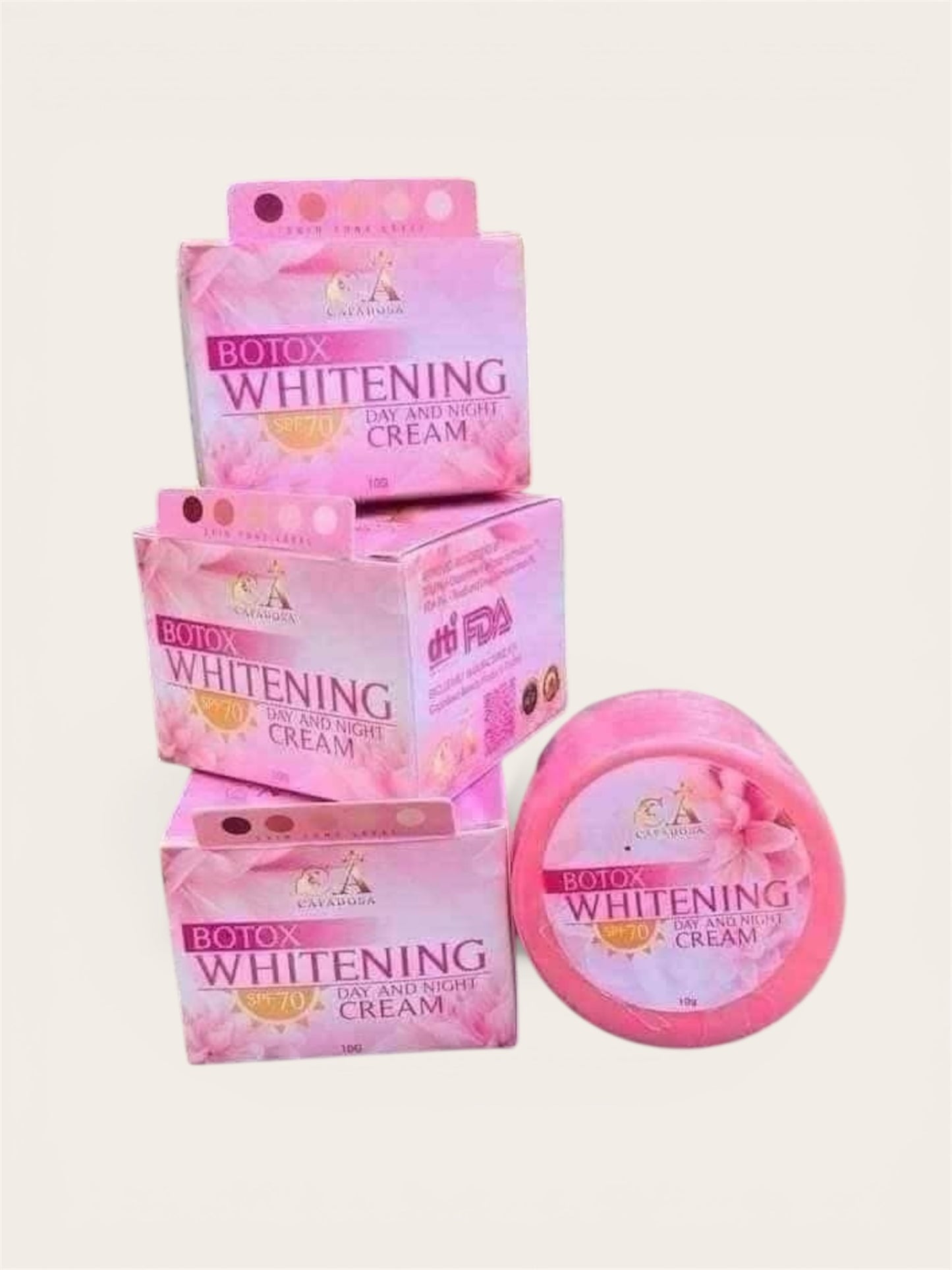 Botox Whitening Day and Night Cream with SPF 70 by Capadosa