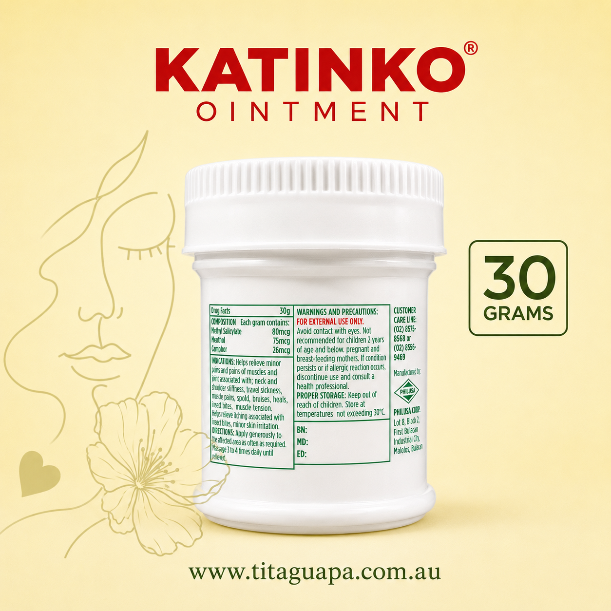 KATINKO Ointment – 30g