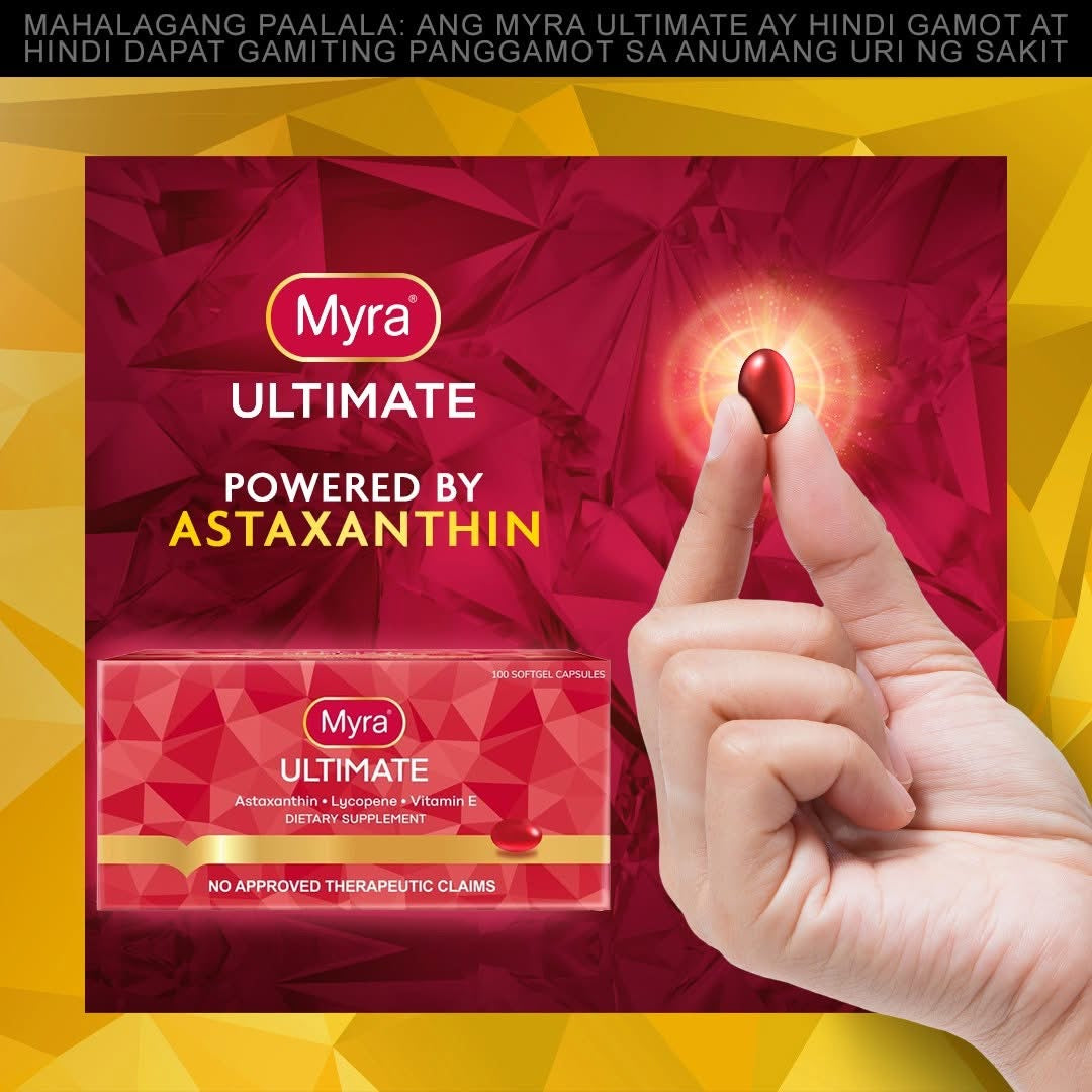 Myra Ultimate Astaxanthin + Lycopene + Vitamin E – 30 Softgel Capsules