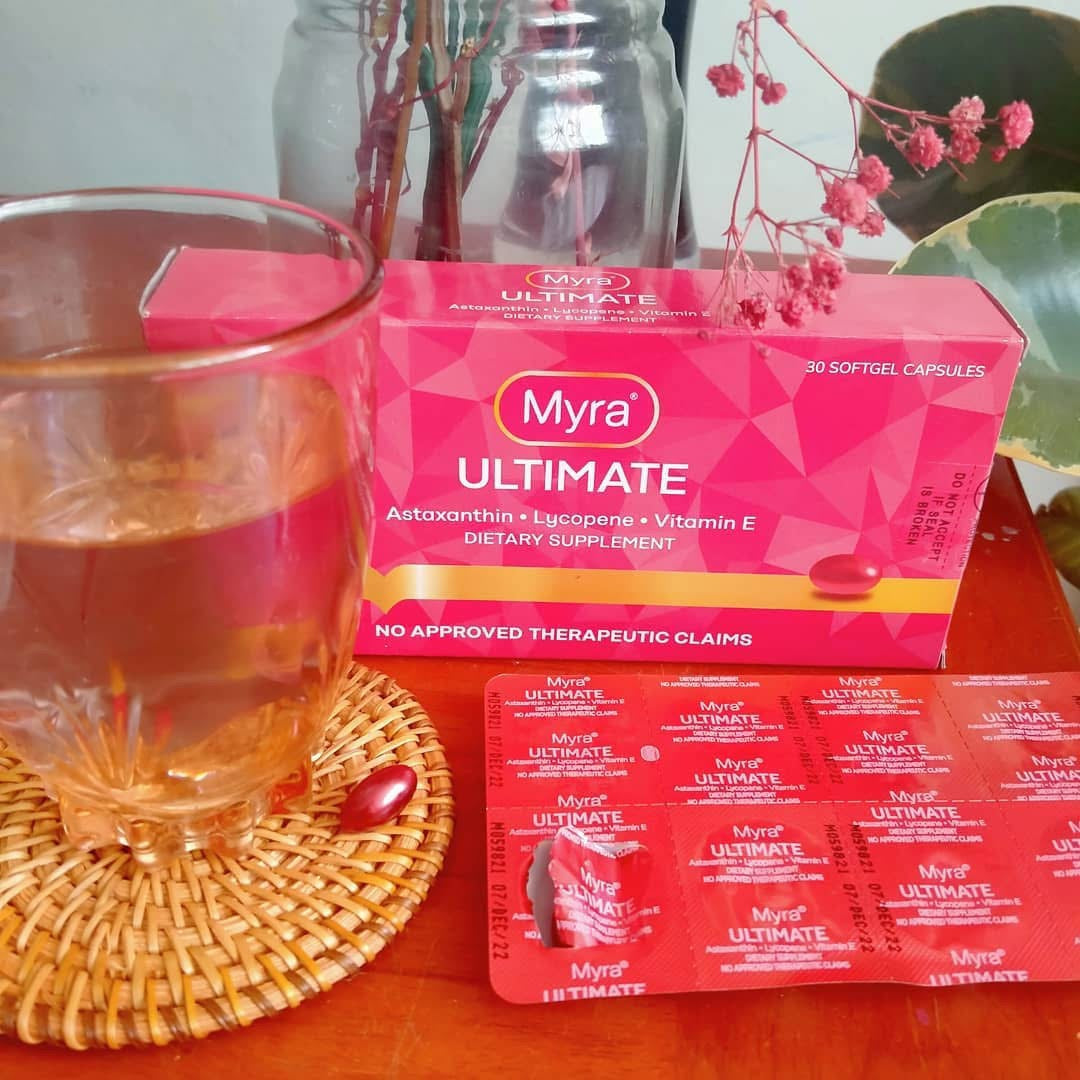 Myra Ultimate Astaxanthin + Lycopene + Vitamin E – 30 Softgel Capsules