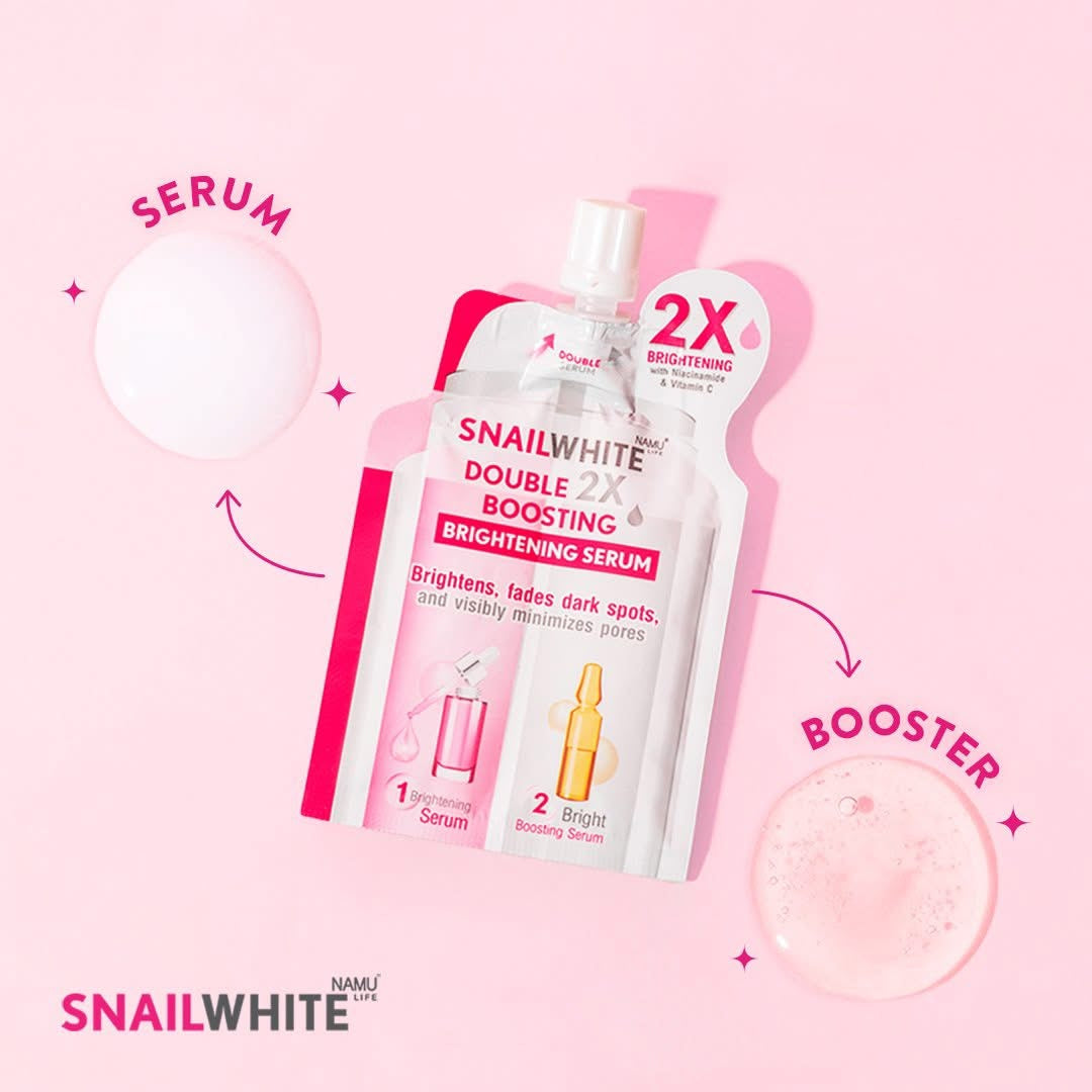 SNAILWHITE Double Boosting Whitening Serum by Namu 8ml