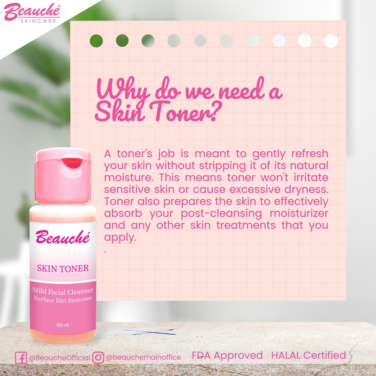 Beauche Skin Toner 60ml