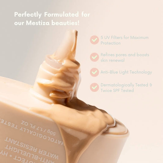 Barefaced Sunkissed Tinted Sunscreen SPF 50+ PA +++ LIGHT Coverage - 50g