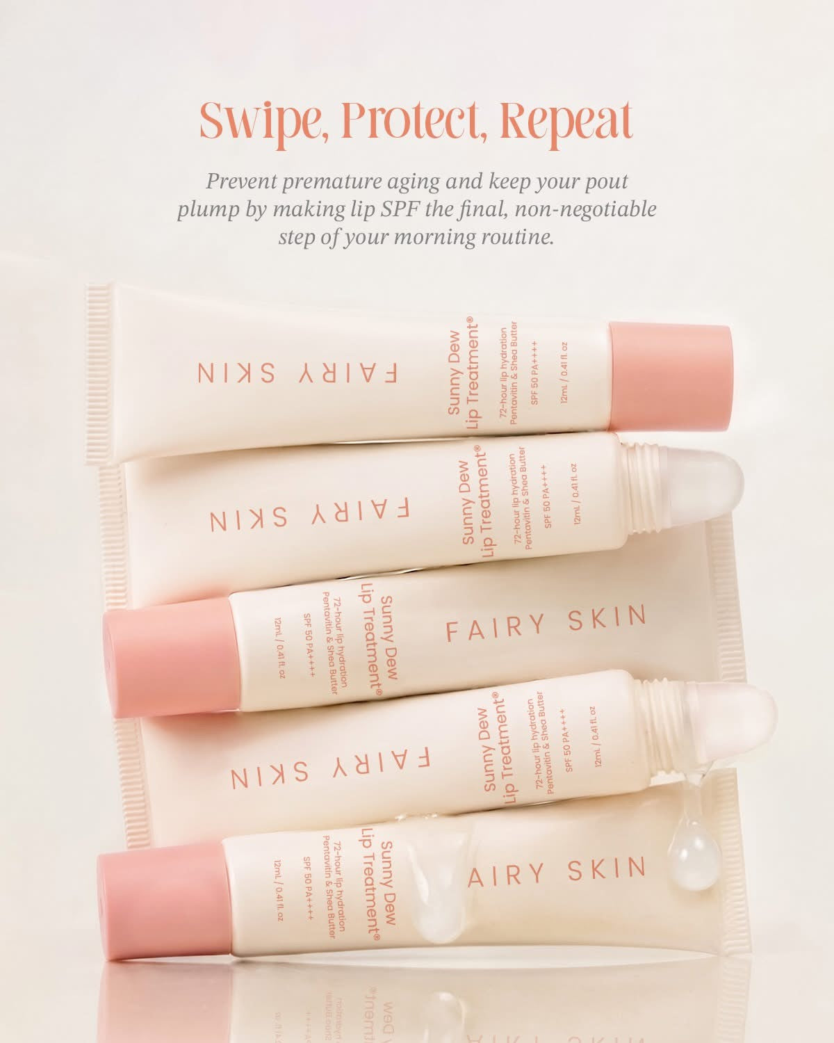 Fairy Skin Sunny Dew Lip Treatment SPF50 PA++++  12ml