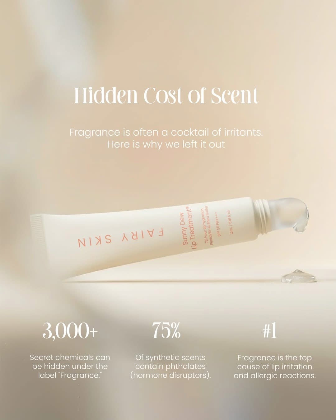 Fairy Skin Sunny Dew Lip Treatment SPF50 PA++++  12ml
