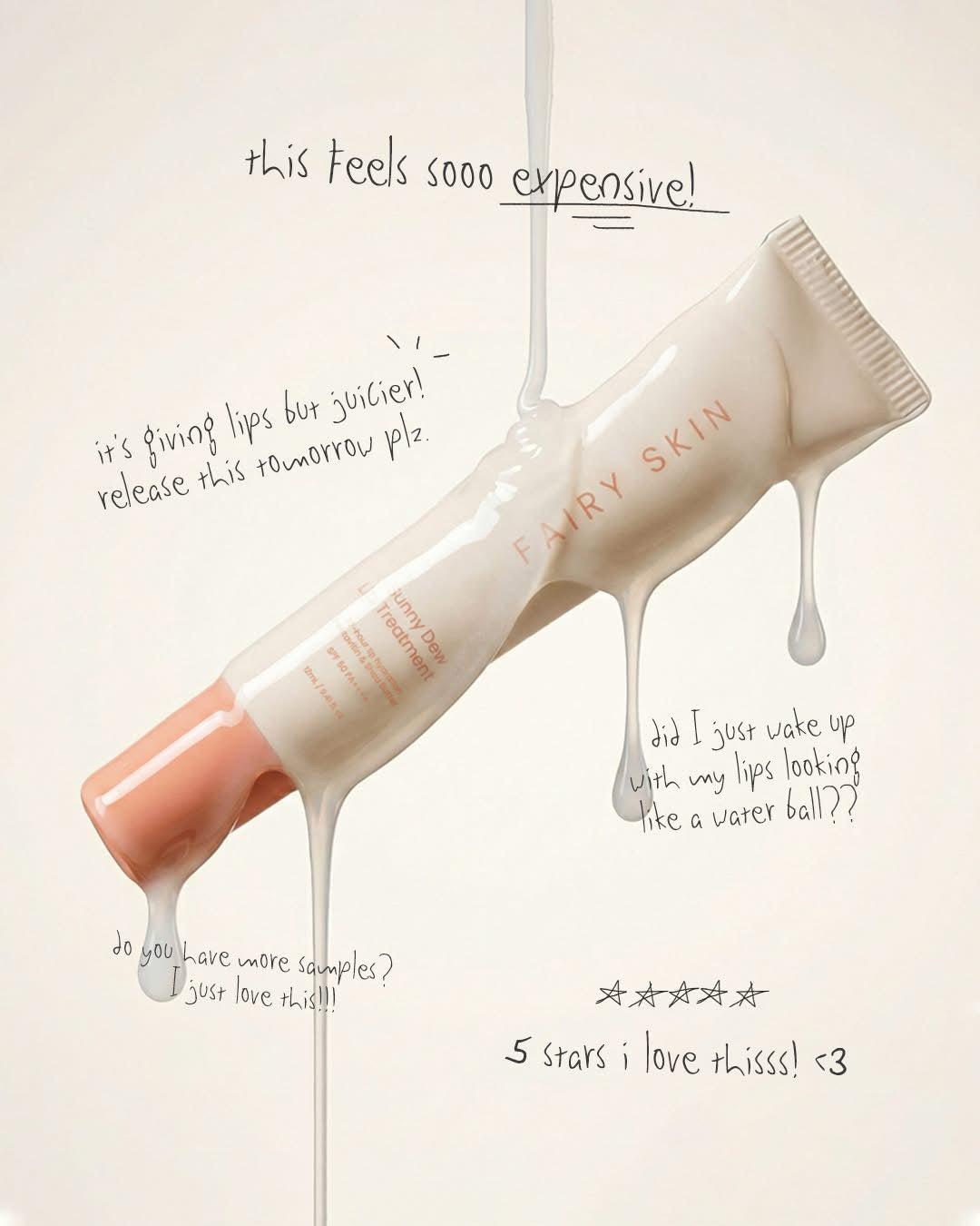 Fairy Skin Sunny Dew Lip Treatment SPF50 PA++++  12ml