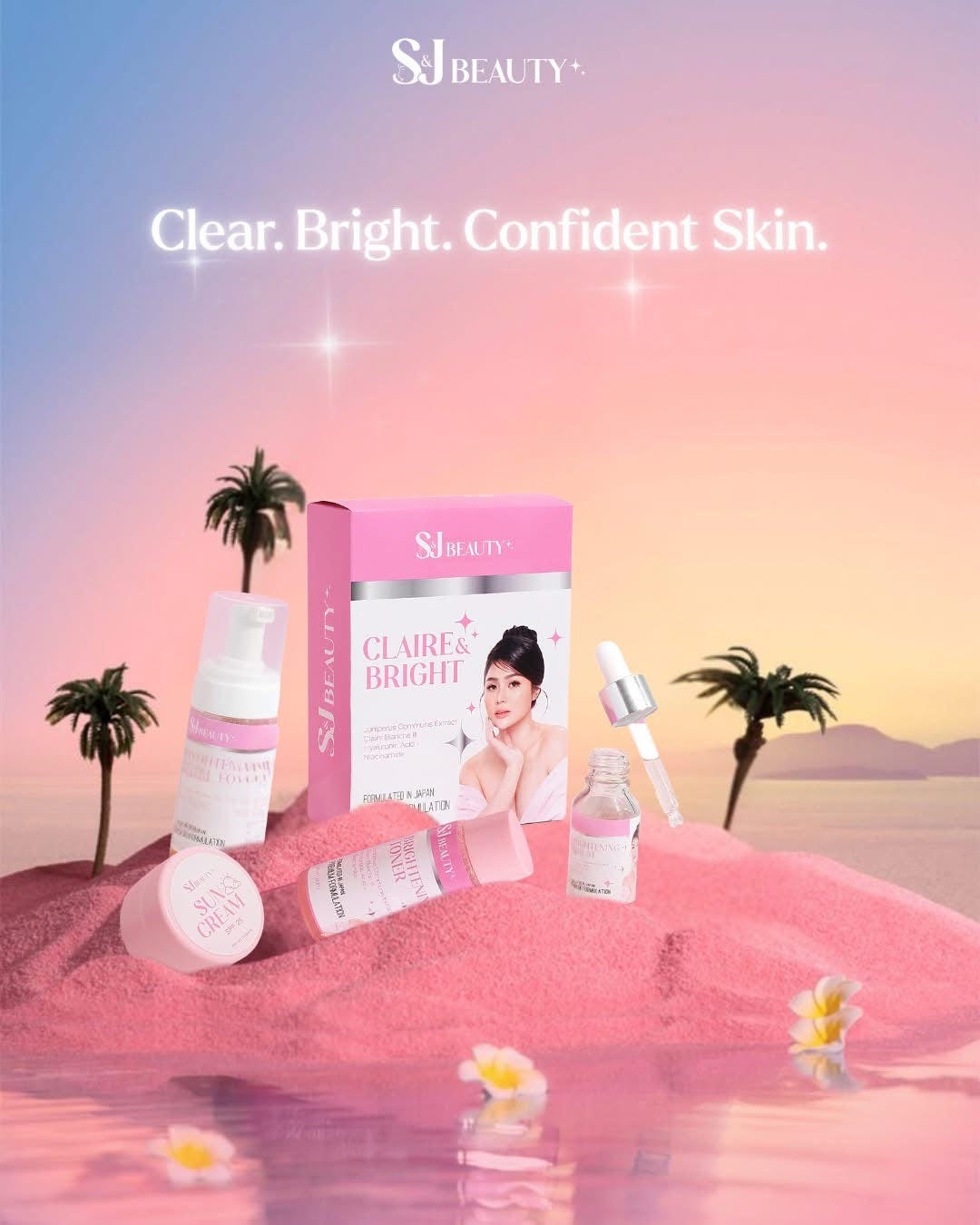 S&J Beauty Claire and Bright Facial Set