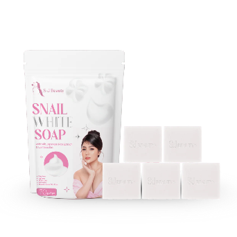 S&J Beauty Snail White Soap 70g x 5 bars