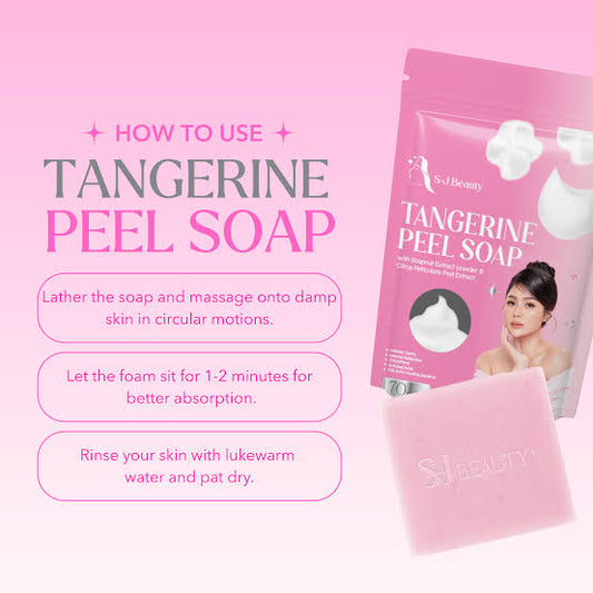 S&J Beauty Tangerine Peel Soap 70g x 5 bars