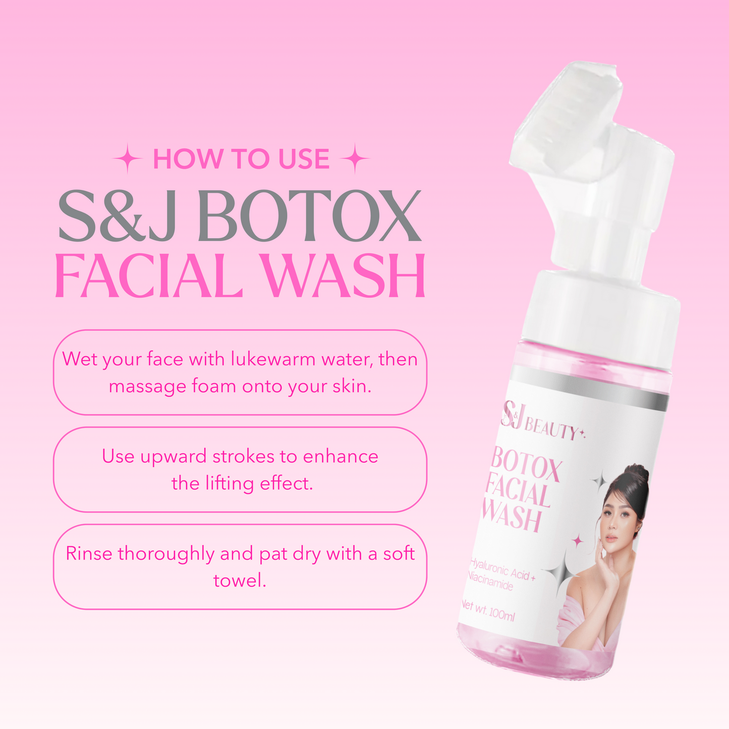 S&J Botox Facial Wash 100ml
