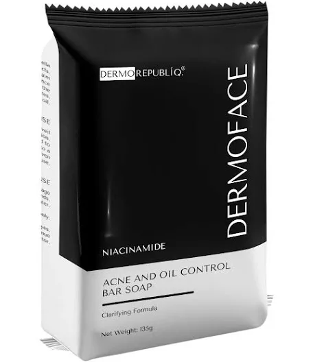 DermoFace Niacinamide Acne & Oil Control Bar Soap – 135g