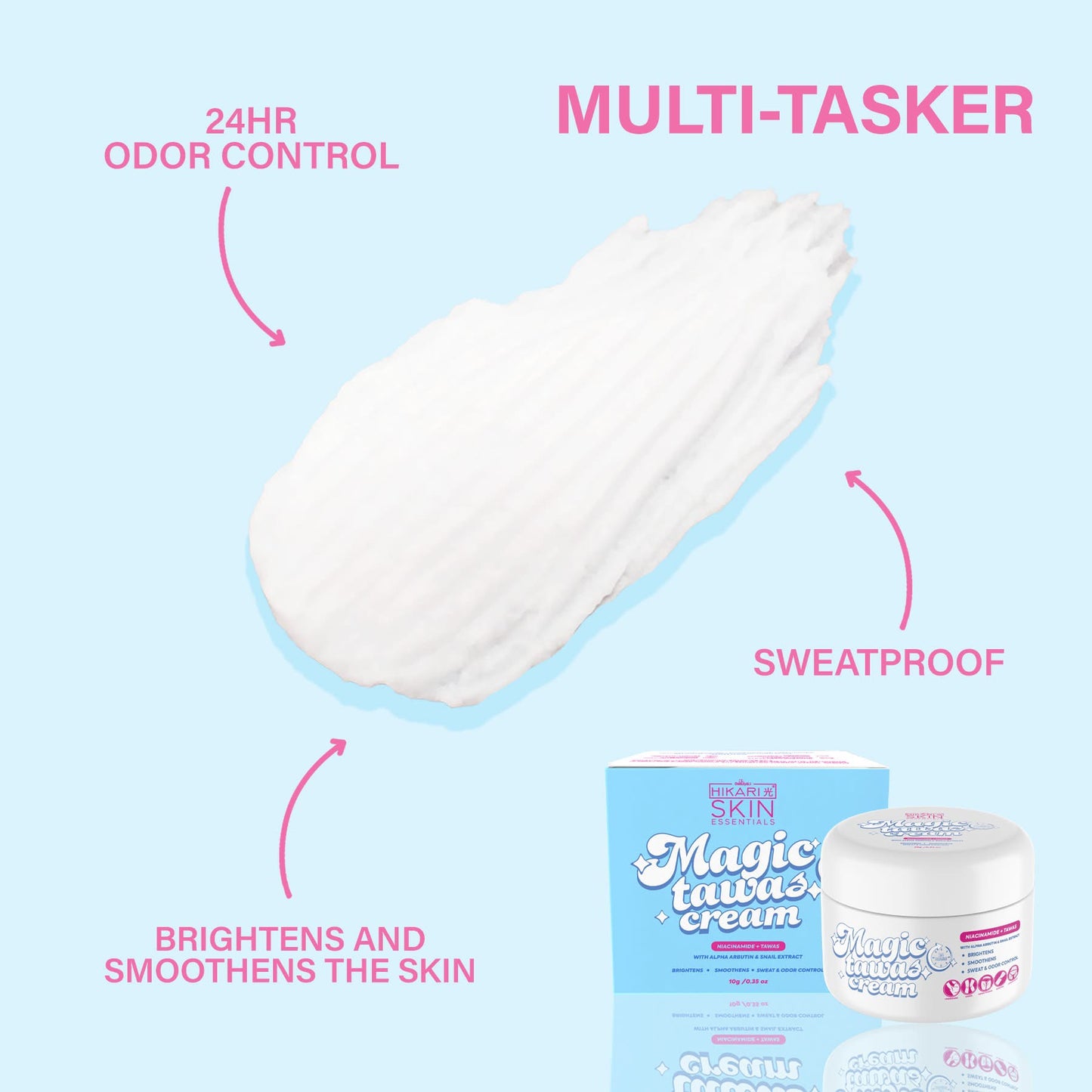 Hikari Magic Tawas Cream with Niacinamide – 10g