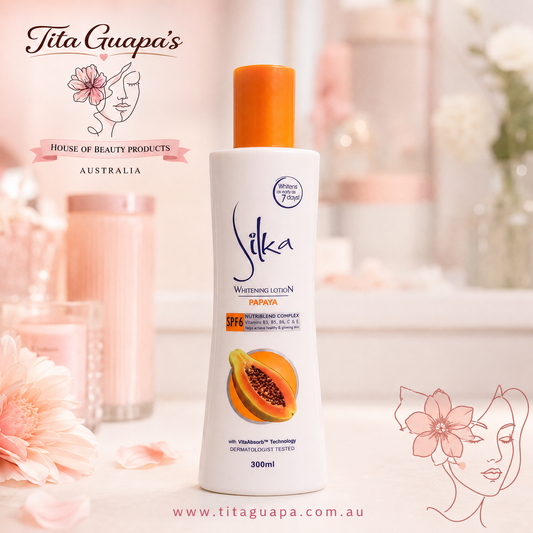 Silka Papaya Whitening Lotion (Orange) 300ml