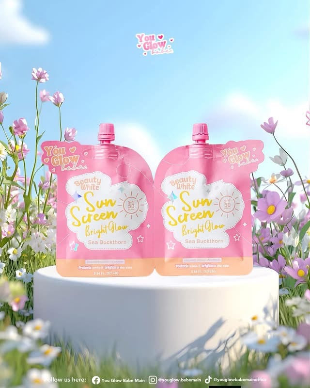 Beauty White Sunscreen 2x 25g SPF50 PA+++ ( TWIN PACK) )