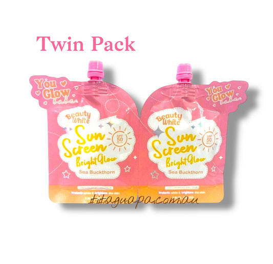 Beauty White Sunscreen 2x 25g SPF50 PA+++ ( TWIN PACK) )