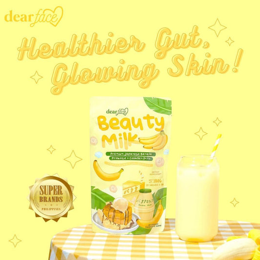 Dear Face Beauty Milk - Banana Probiotic + Collagen Drink