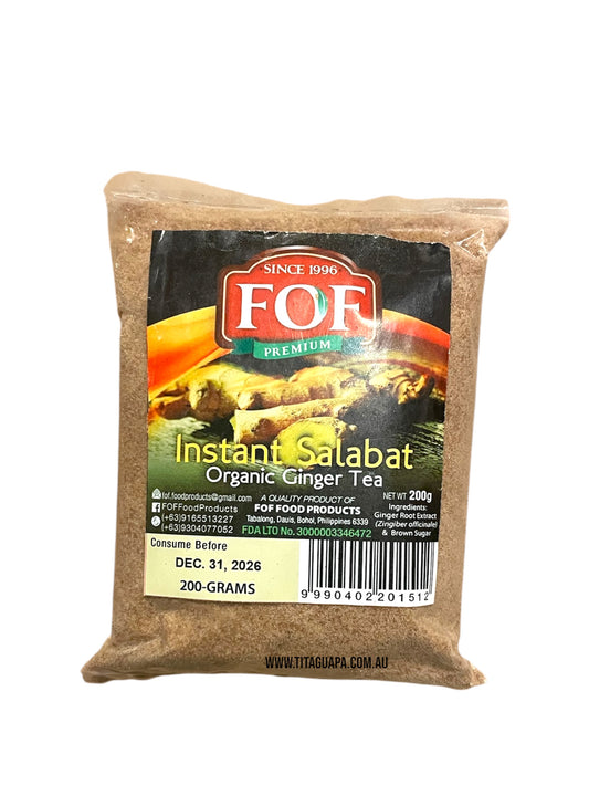 Instant Salabat Organic Ginger Tea 200g
